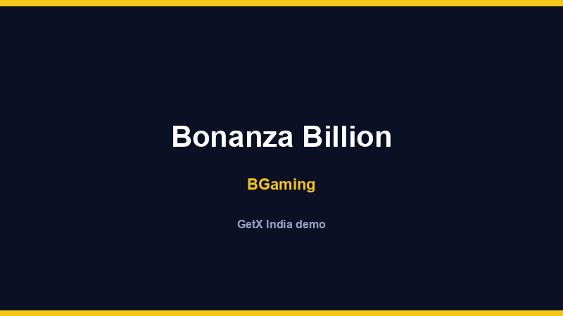 Bonanza Billion — BGaming