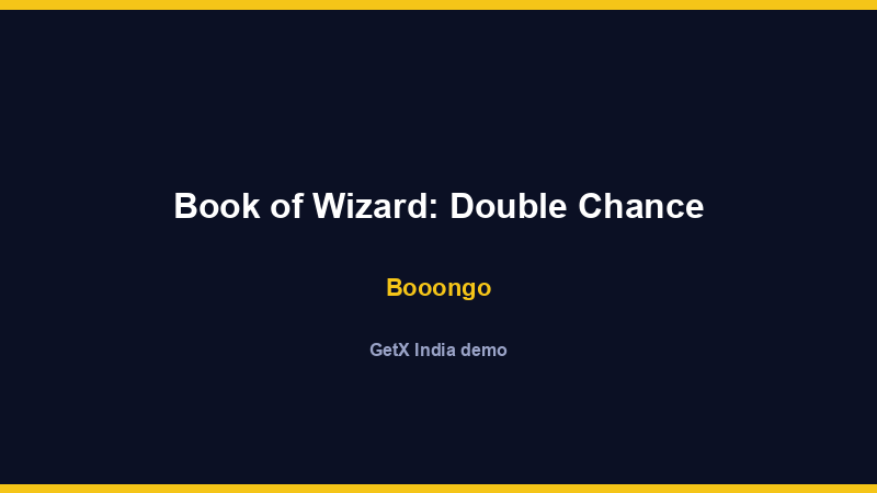Book of Wizard: Double Chance — Booongo