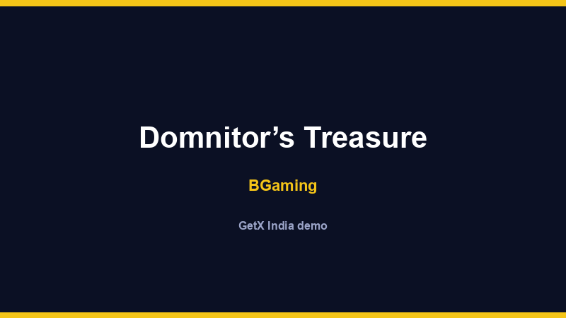 Domnitor’s Treasure — BGaming