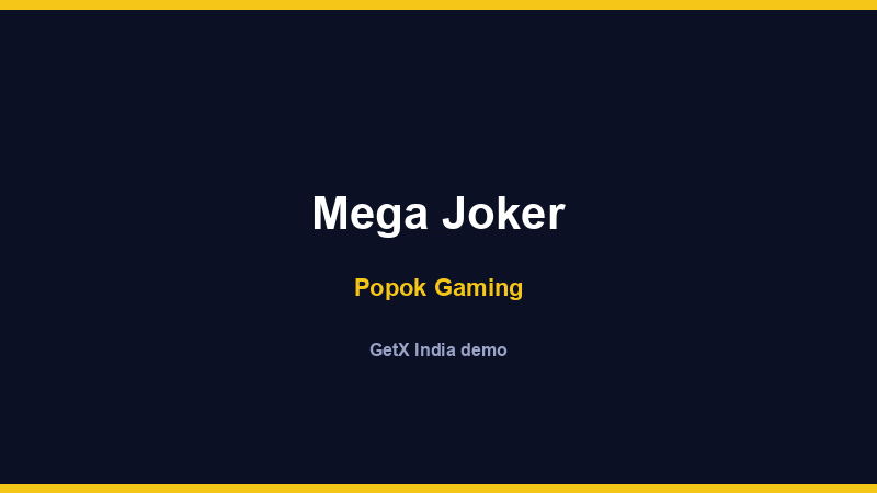 Mega Joker — Popok Gaming